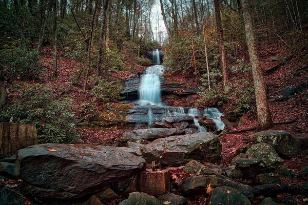 Upper Falls. Awesome shoot hike, in the Blood Mountain wilderness