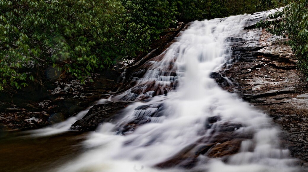 Long exposure shot of the Helton Creek Falls, Blairsville