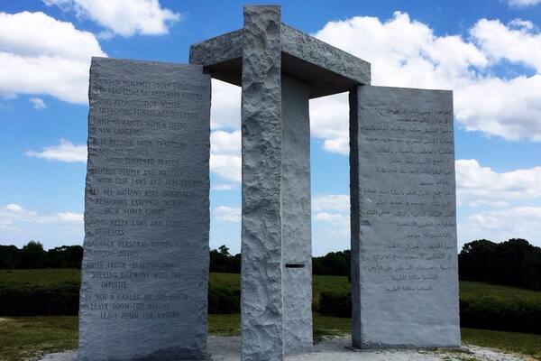 Called the American Stonehenge by some, the "Georgia Guidestones" are both interesting and mysterious. Located just a few miles outside Elberton, Georgia, they are well worth a visit.