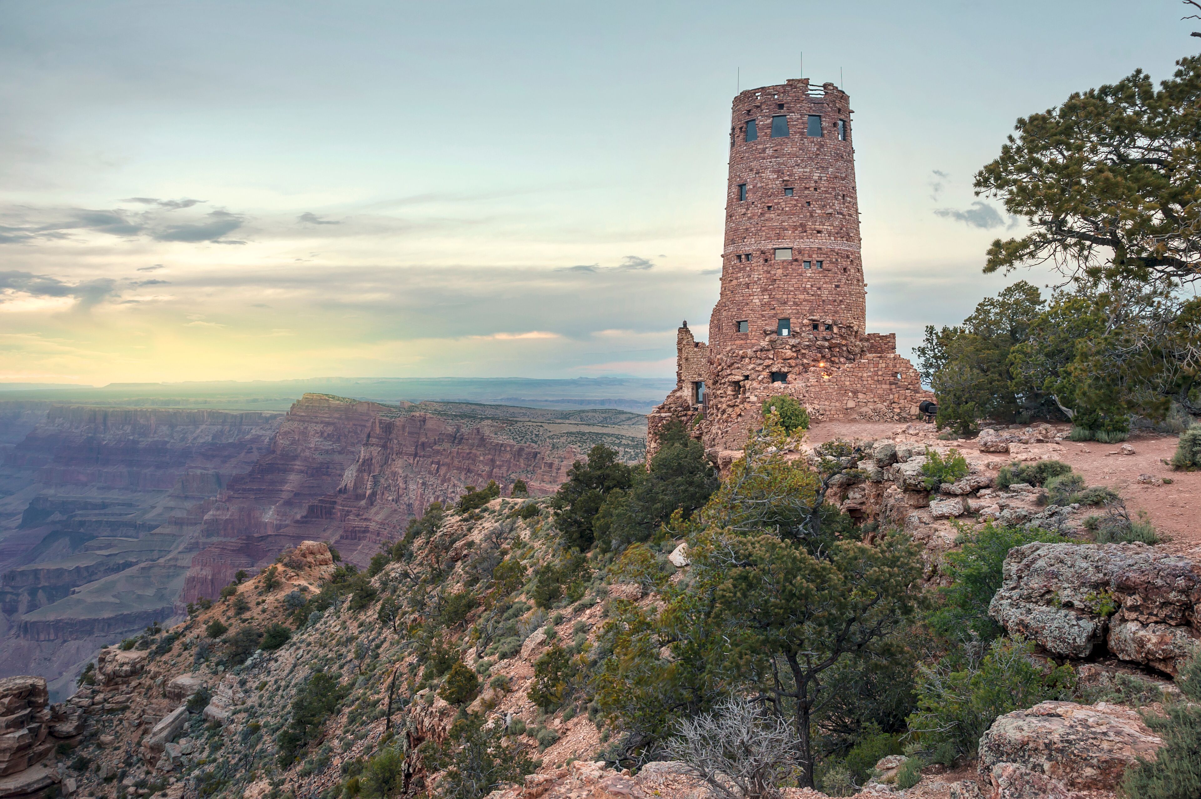 Indian Watchtower at Desert View Point, Grand Canyon