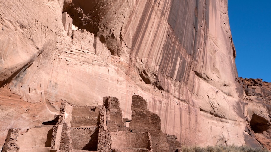 White House ruins of an ancient Puebloan Dwelling in Canyon de Chelly.