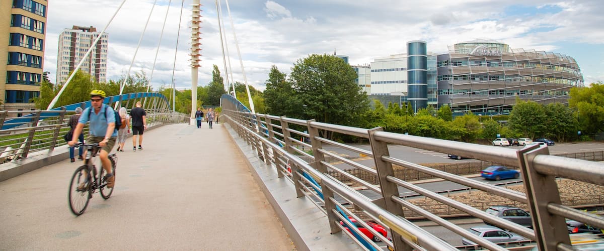 Northumbria University which includes a bridge