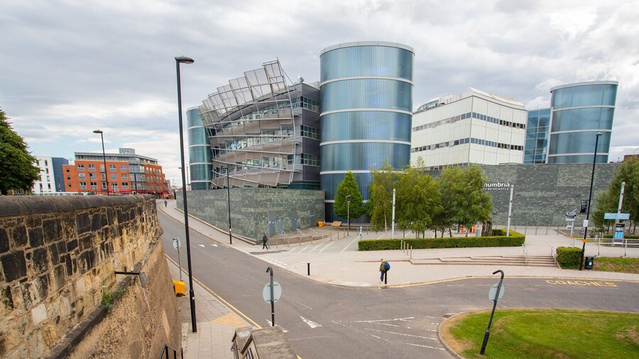 Newcastle City Center featuring modern architecture