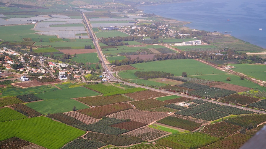 Mount Arbel featuring tranquil scenes and landscape views