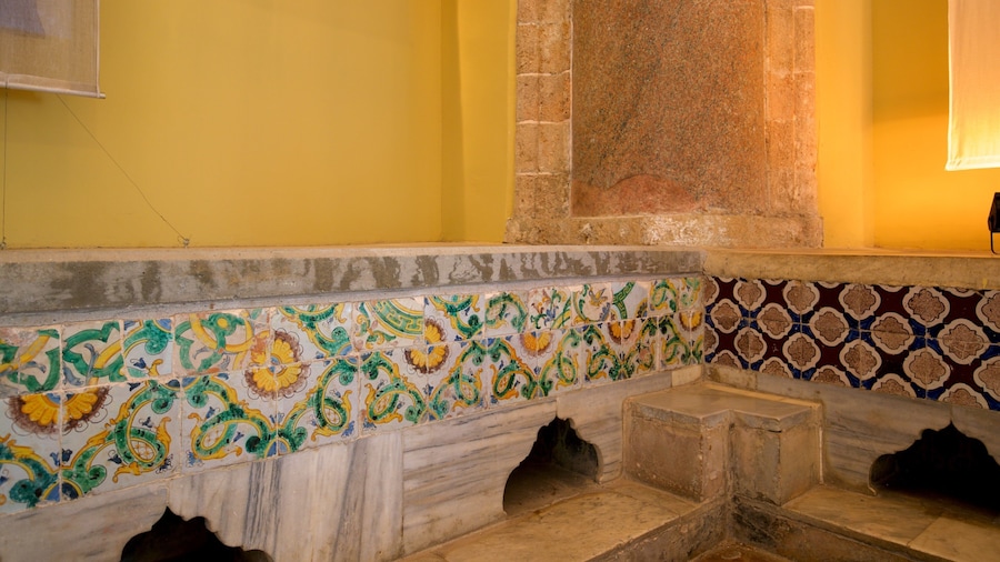 Hamam al- Basha Turkish Bath featuring interior views