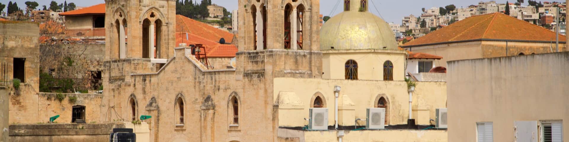 Synagogue Church of Nazareth showing heritage elements and a church or cathedral