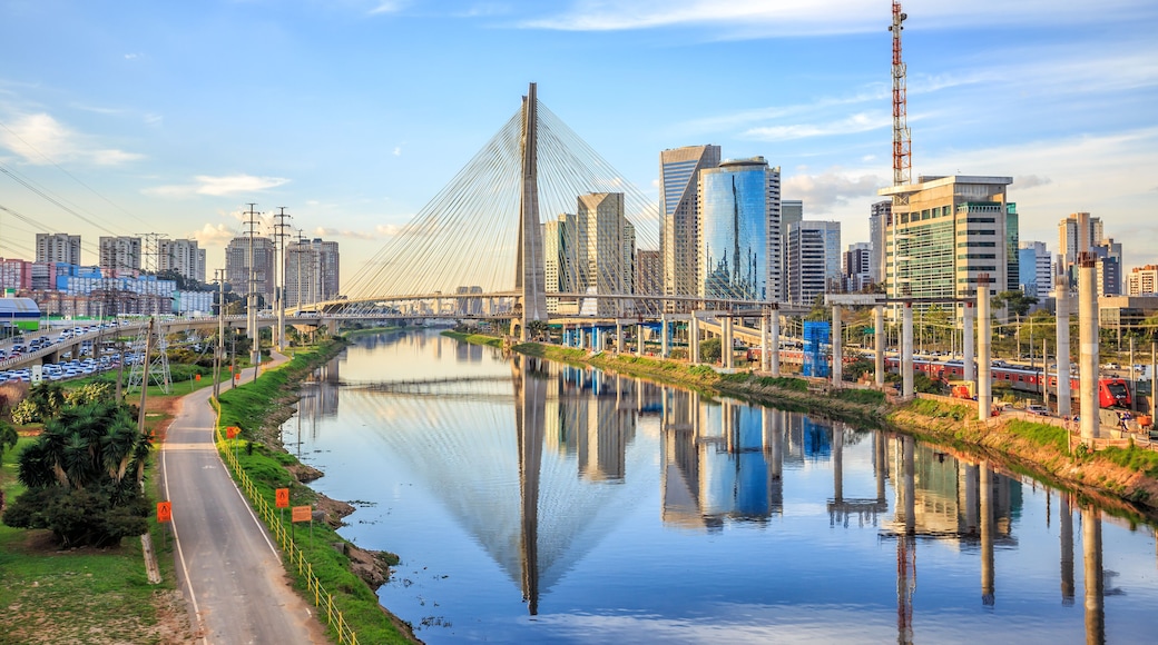 Octavio Frias de Oliveira Bridge in Sao Paulo Brazil South America, Shutterstock ID 302487110, Purchase Order: SP-1506 Go Guides, Order Number: , Client/Licensee: Faa Praharnpap, Other: Hcom budget