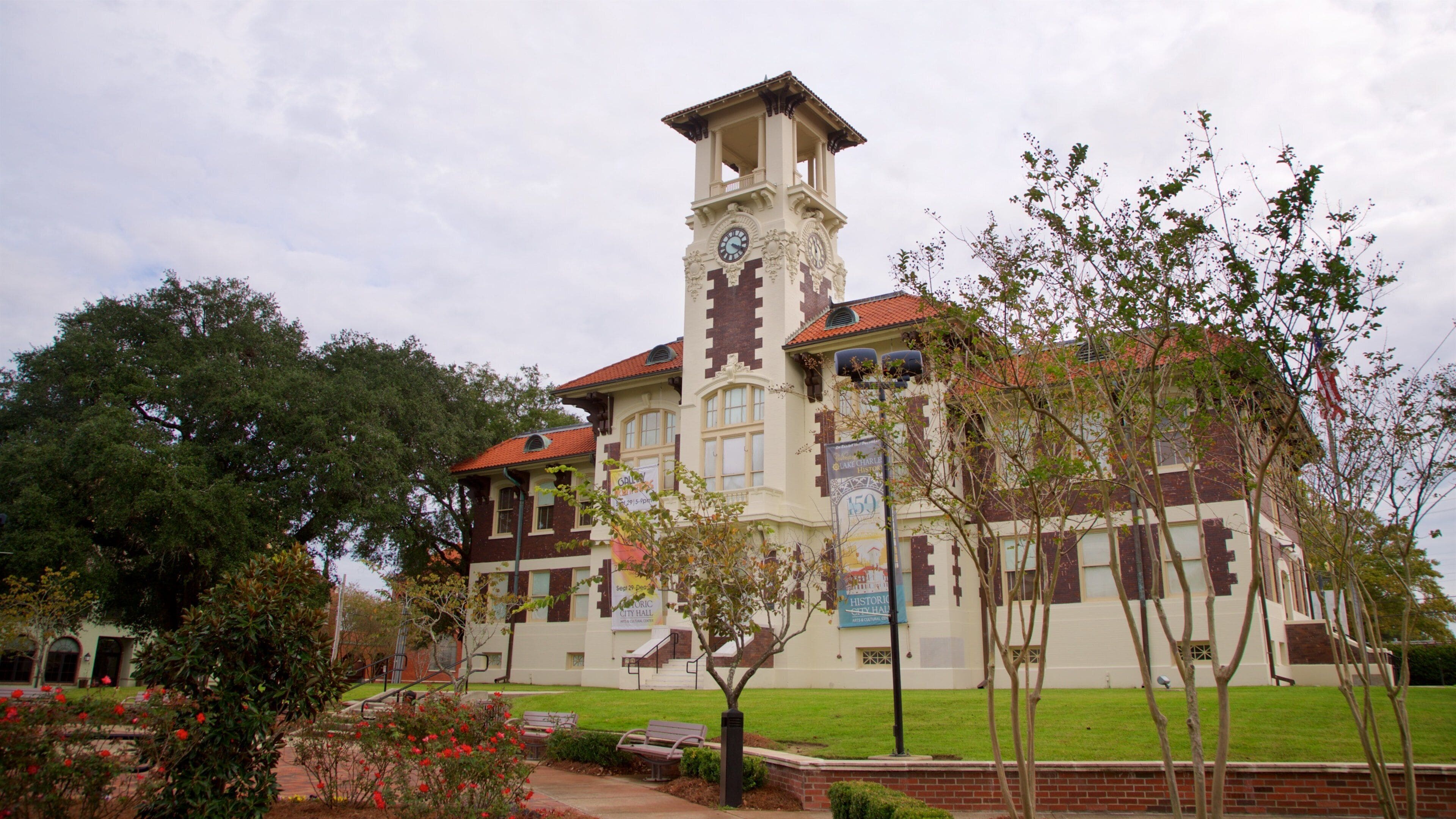 Lake Charles Historic District som inkluderer historisk arkitektur
