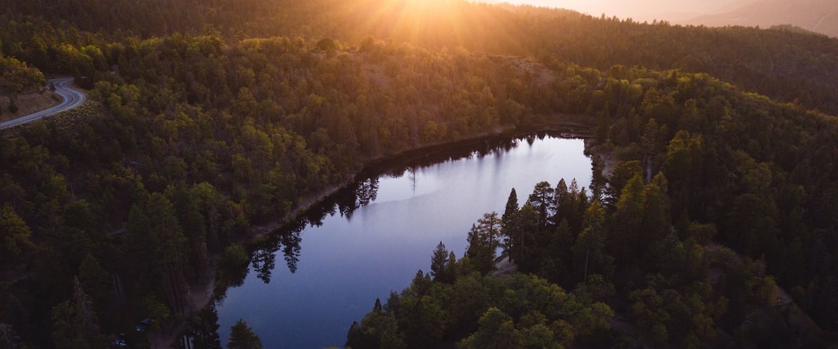 #jenkslake was such a beautiful place to spend the evening! There was hardly anyone there at the time and sunset created the most colorful reflections on the water. It’s not too far up hwy 38 and it’s incredibly easy to get to.