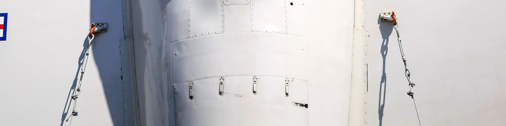 A Lockheed XFV plane outside the Sun n Fun Florida Air Museum at Lakeland