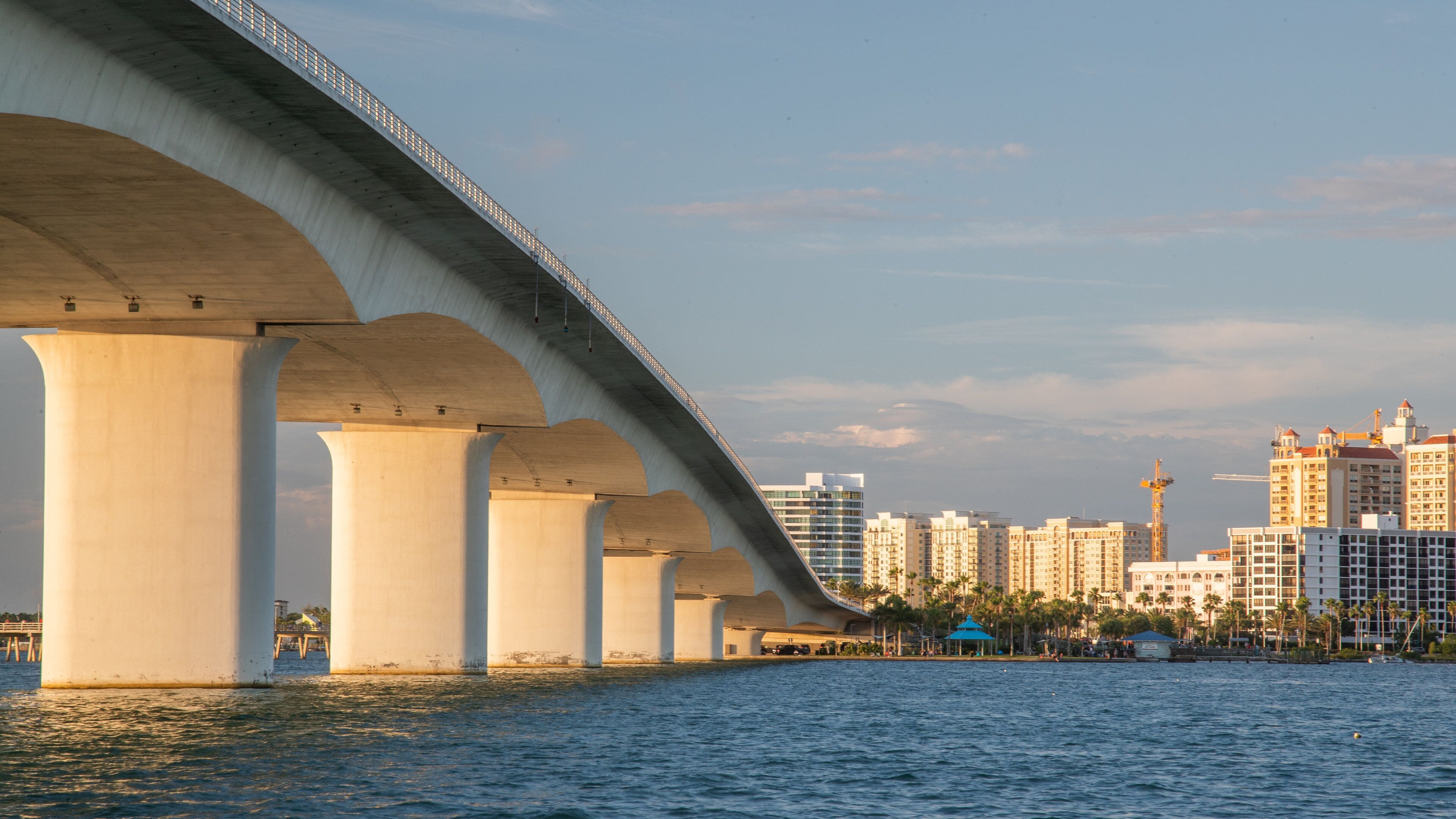 Causeway Park which includes a city, a river or creek and a bridge