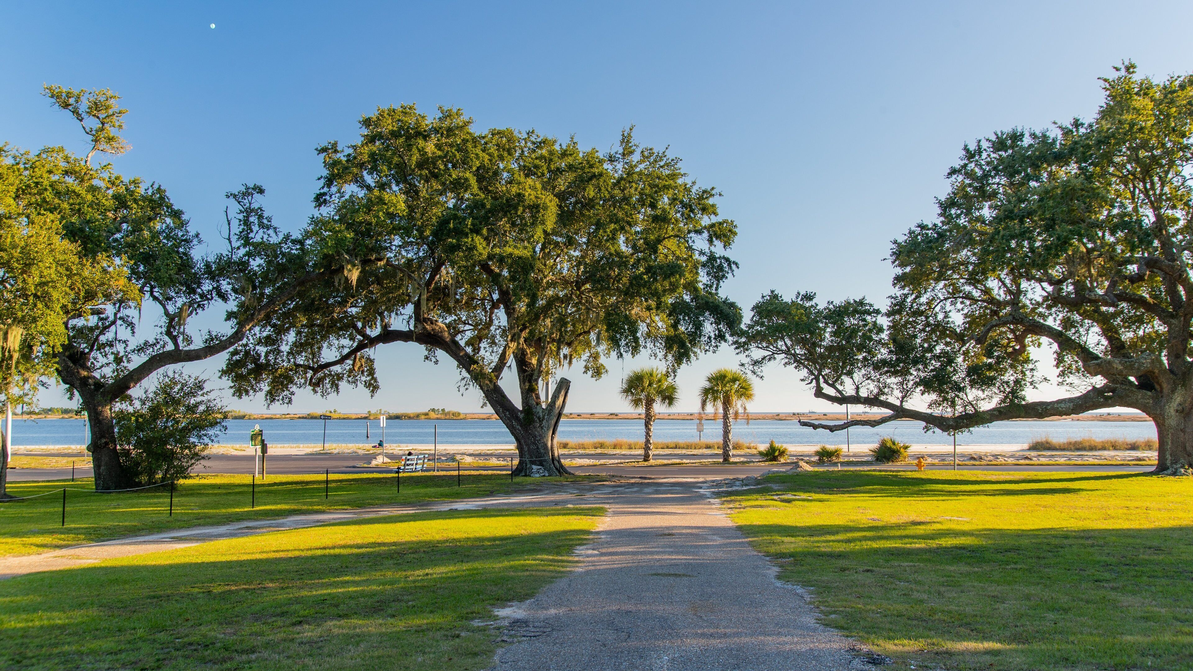 Hurricane Camille Memorial which includes a park
