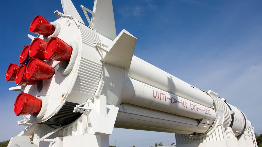 Rocket at Kennedy Space Center, florida, USA