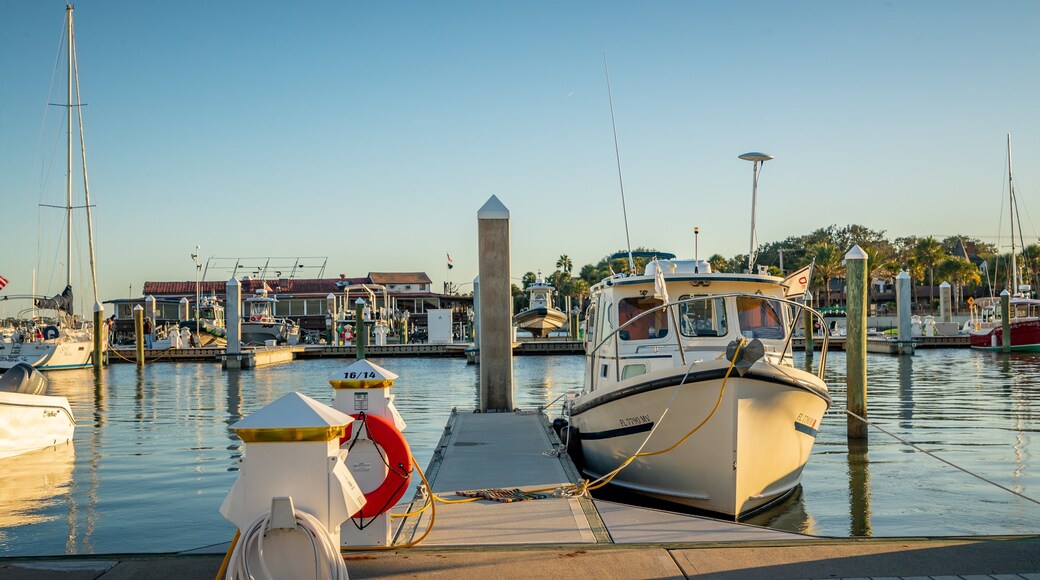 St. Augustine Municipal Marina which includes a bay or harbor
