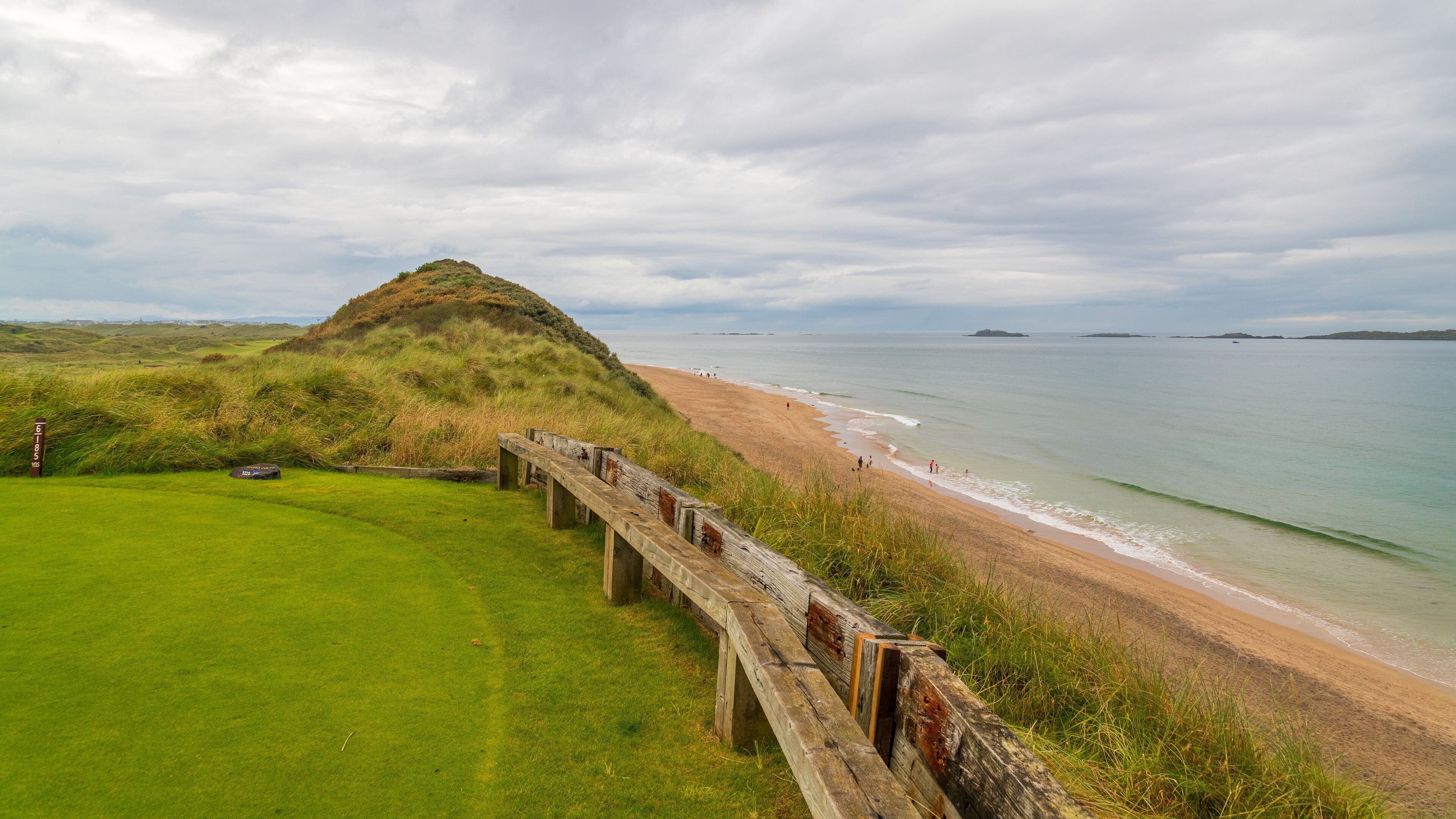 Royal Portrush Golf Course showing general coastal views and landscape views