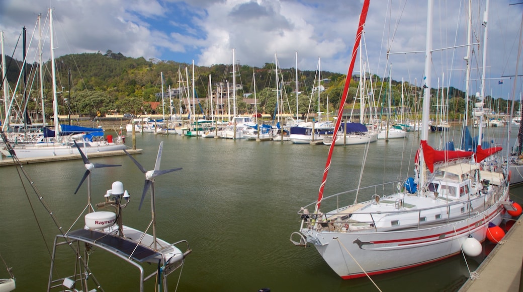 Town Basin Marina which includes a bay or harbour