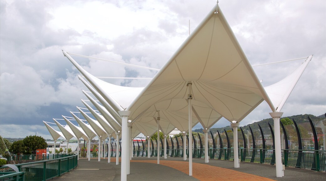 Whangarei que incluye un puente