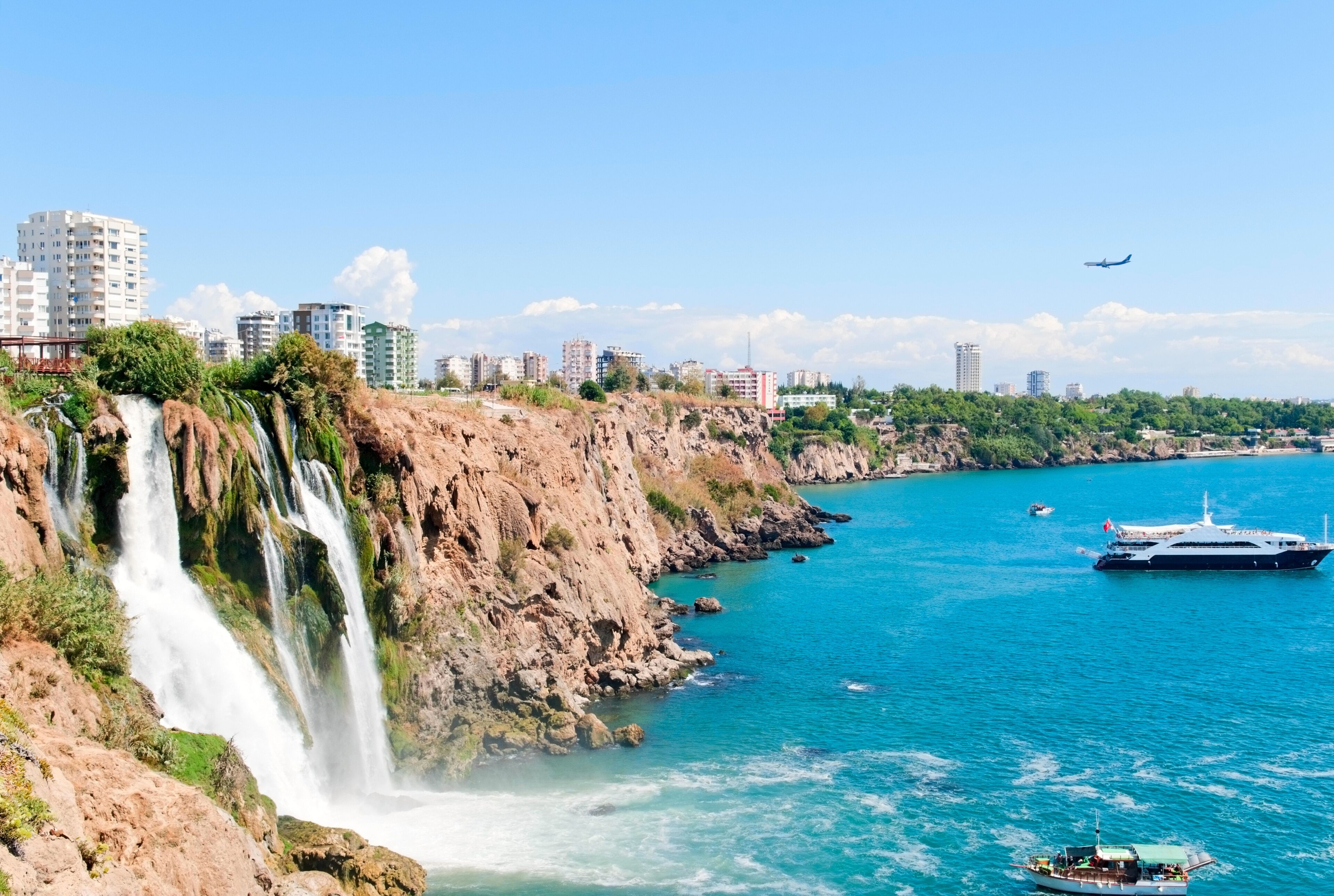 Duden waterfall in Antalya, Turkey