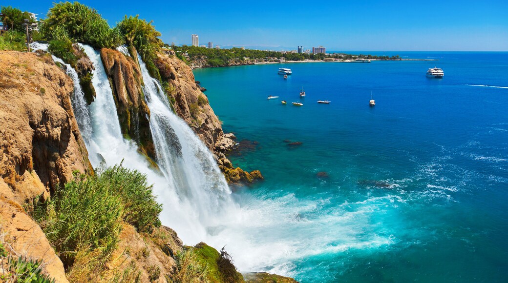 Waterfall Duden at Antalya, Turkey - nature travel background