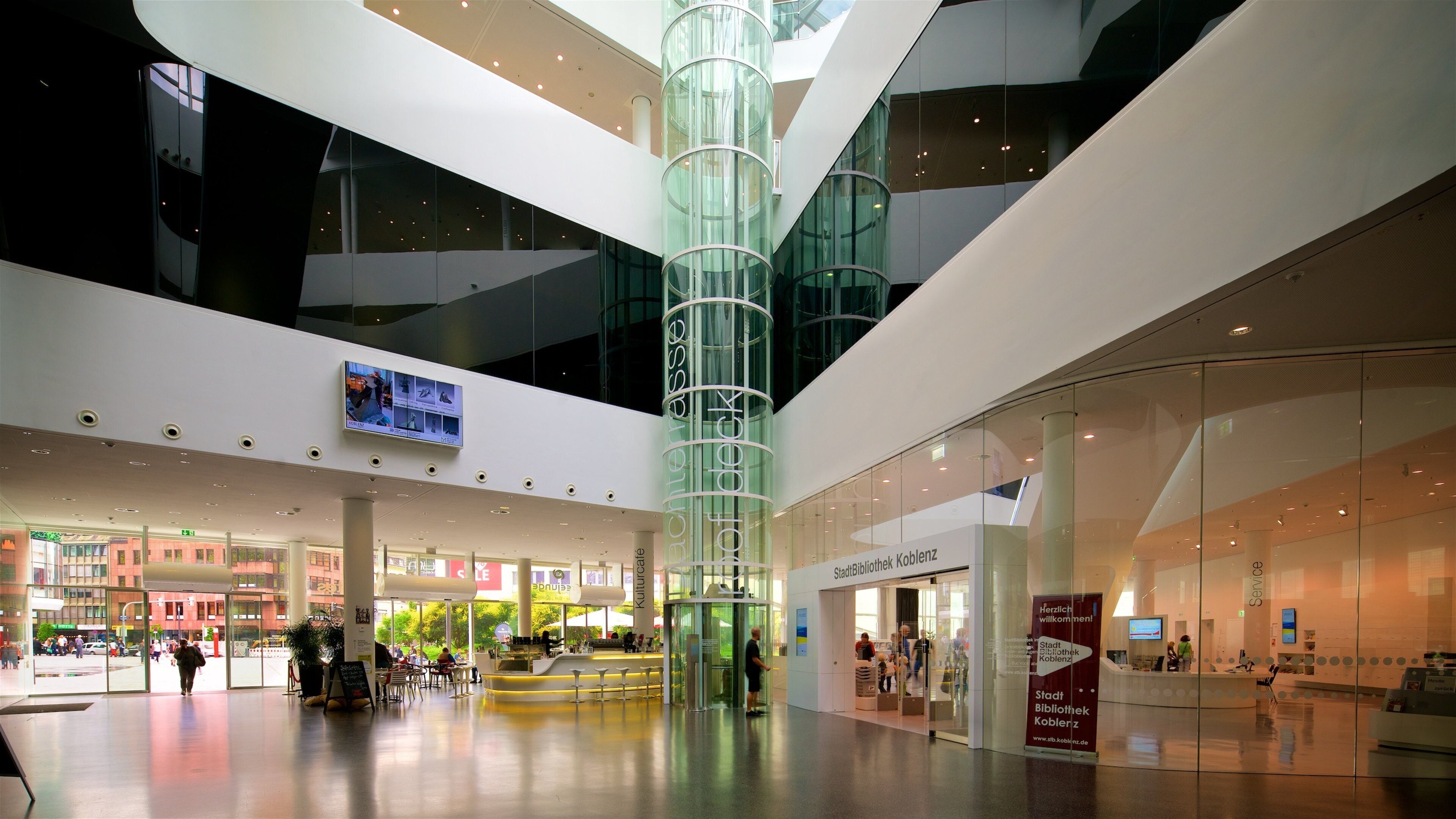 Forum Mittelrhein showing interior views