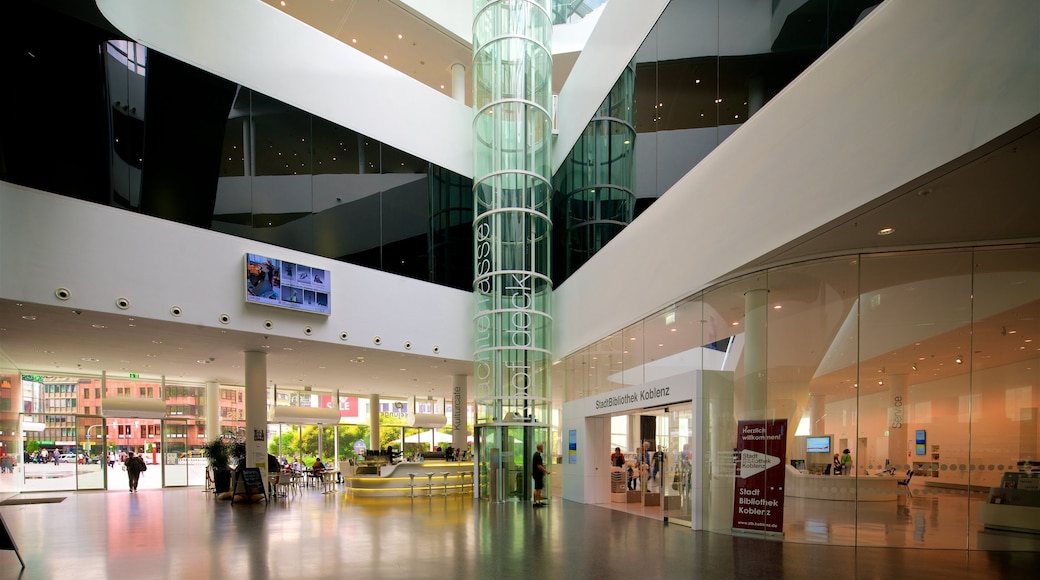 Forum Mittelrhein showing interior views