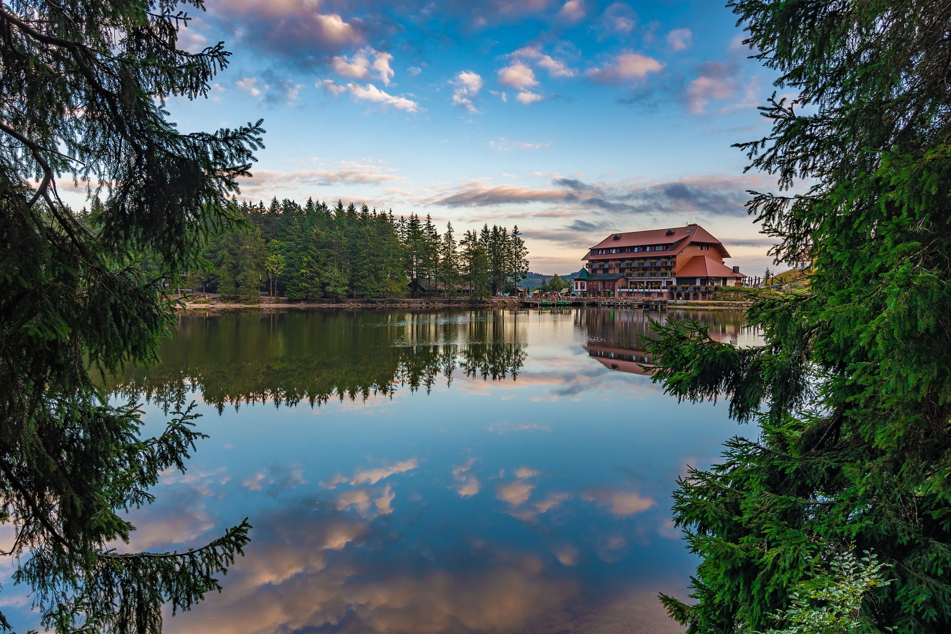 Mummelsee At Dawn, Black Forest / Schwarzwald Germany