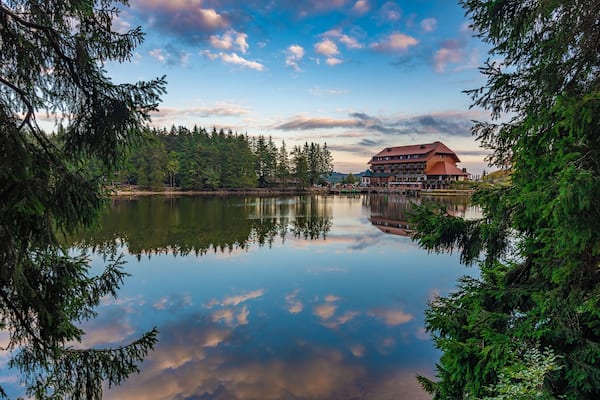Mummelsee At Dawn, Black Forest / Schwarzwald Germany
