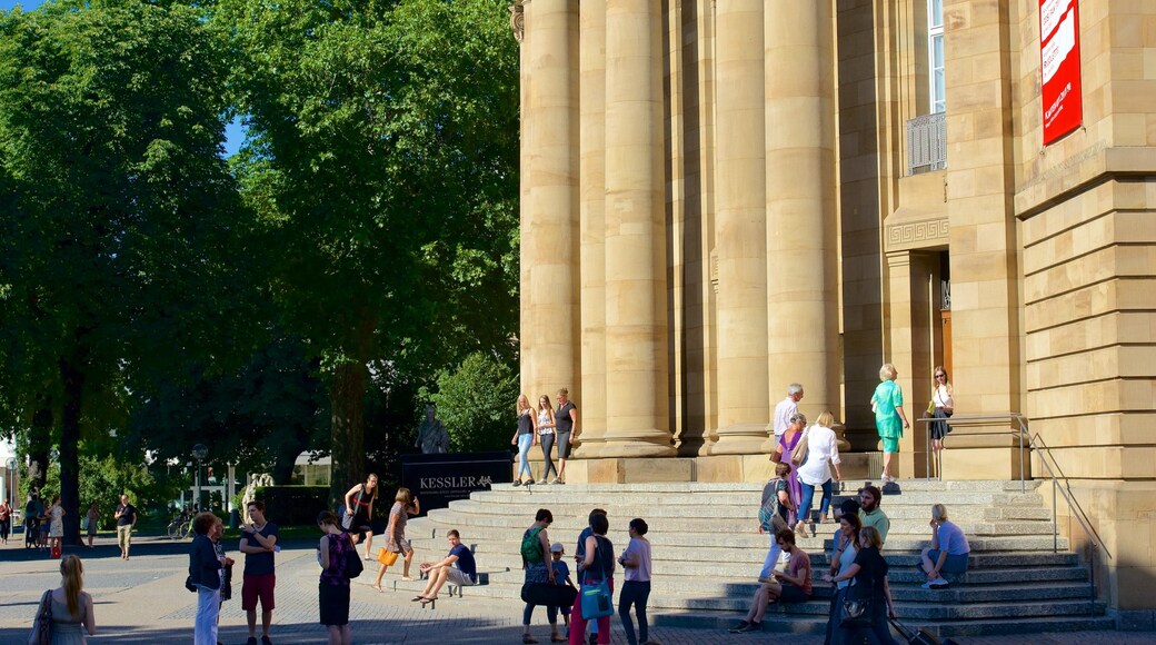 Opera as well as a small group of people