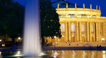 Stuttgart ofreciendo una fuente y una plaza