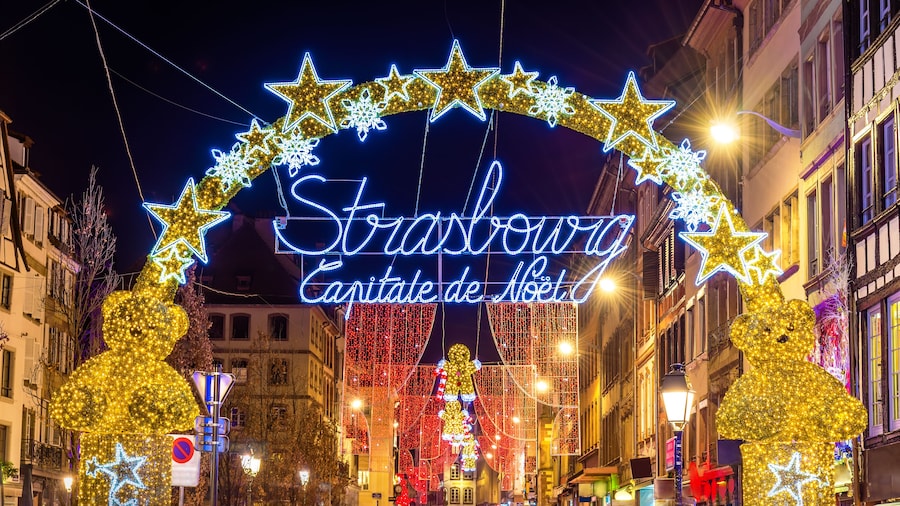 Entrance to the city centre of Strasbourg on Christmas time; Shutterstock ID 354241376; Purchase Order: -