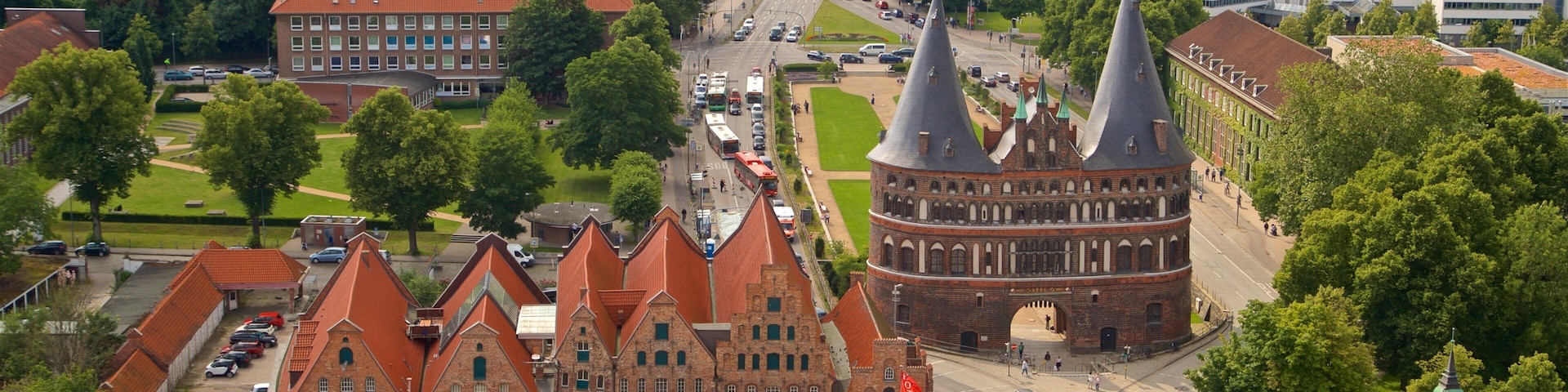 St. Peter\'s Church which includes landscape views, heritage architecture and a city