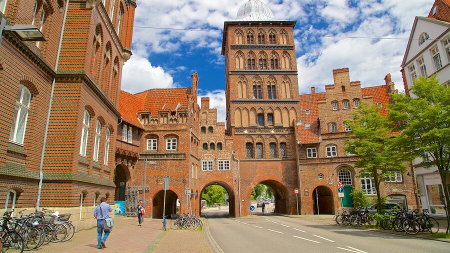 Burgtor featuring heritage architecture