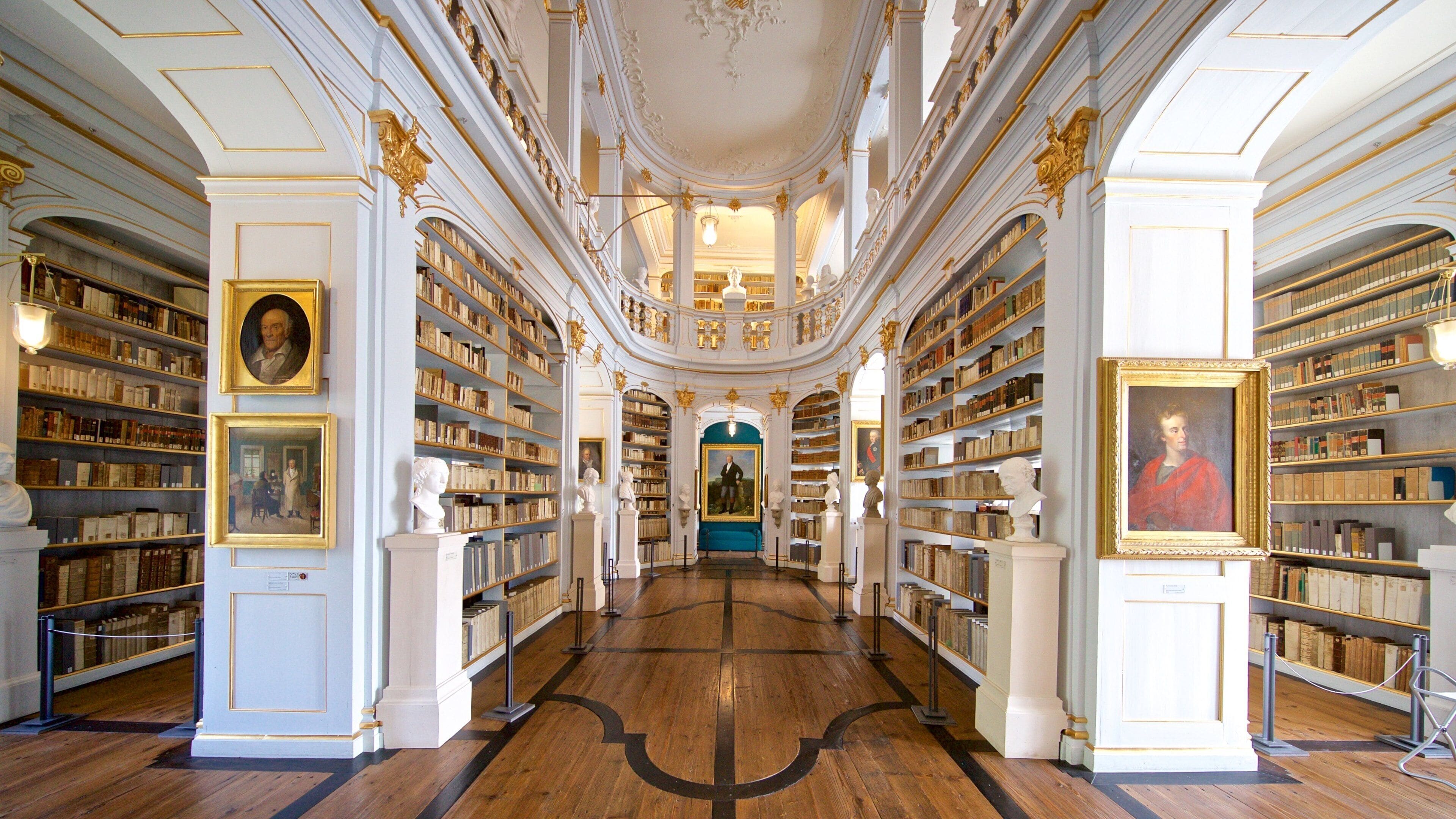 Duchess Anna Amalia Library showing interior views, heritage elements and art