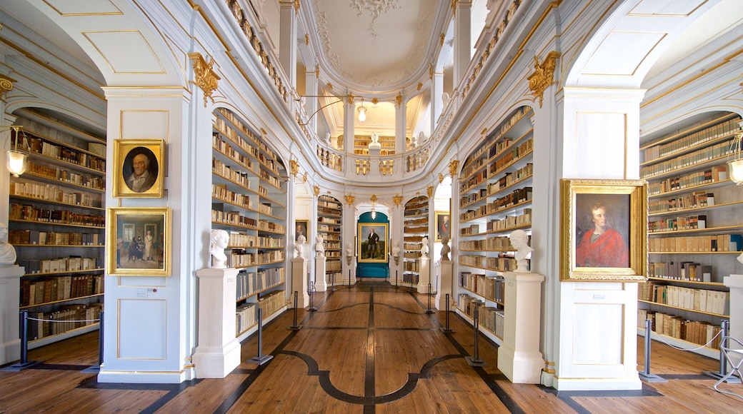 Duchess Anna Amalia Library showing interior views, heritage elements and art