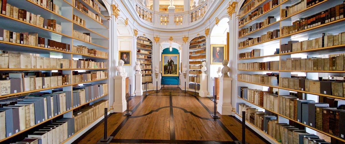 Duchess Anna Amalia Library showing art, interior views and heritage elements