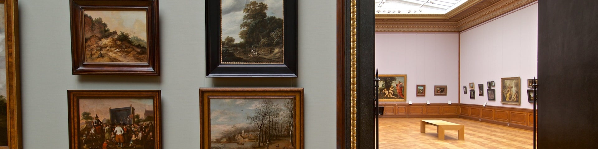 Museum Schwerin which includes interior views and art