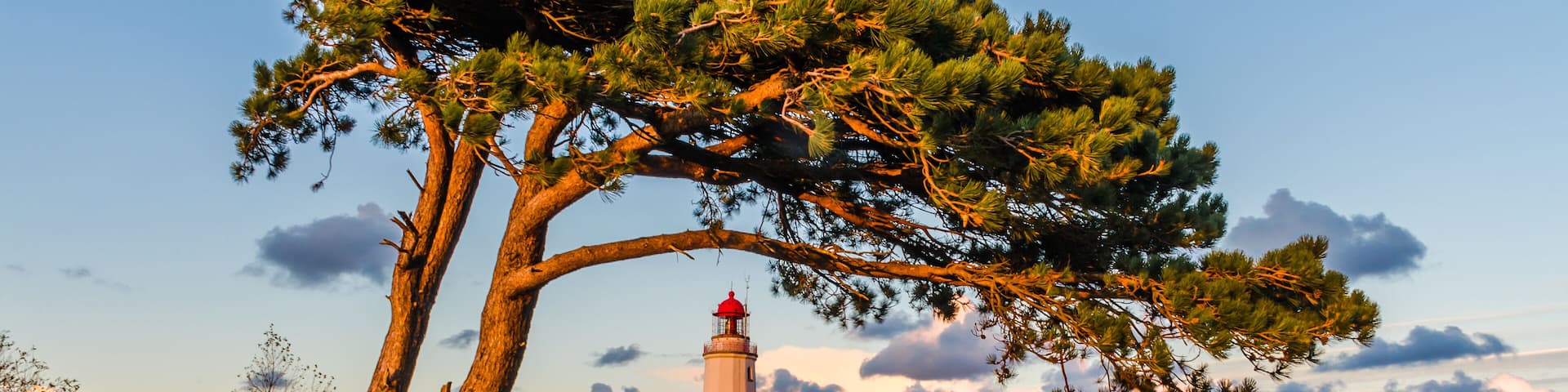 Hiddensee Leuchtturm Dornbusch am Abend