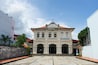 Front view of the Phuket Thai Hua Museum in old town district of Phuket,Thailand