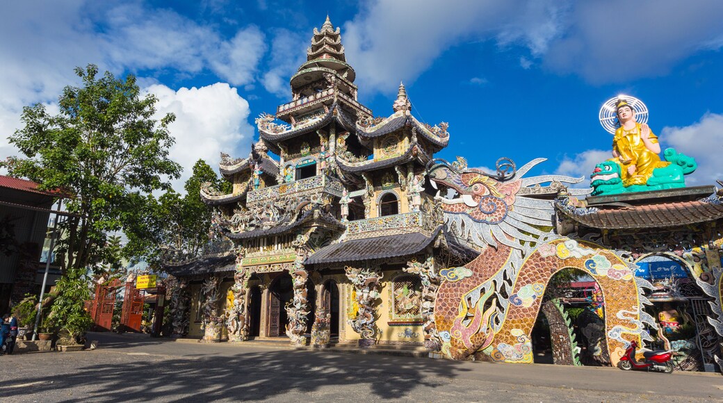 Linh Phuoc pagoda at Da Lat City, Vietnam.