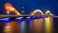 Da Nang which includes night scenes, a bridge and nightlife