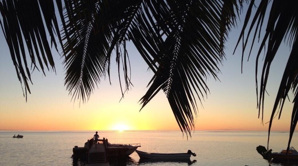 Some of the best sunsets I've ever seen were here in Tonga.