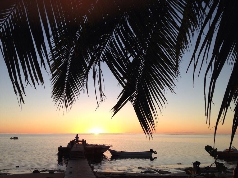 Some of the best sunsets I've ever seen were here in Tonga.