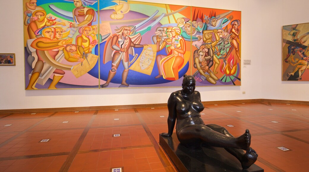 Caesarea Ralli Museum which includes art and interior views