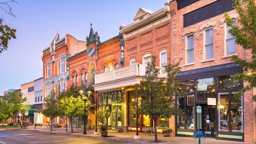 Provo, Utah, USA downtown on Center Street