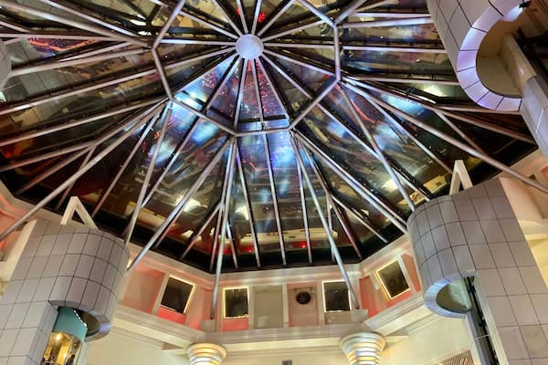 Modern Architectural abstract colorful background at jamuna future park, Dhaka