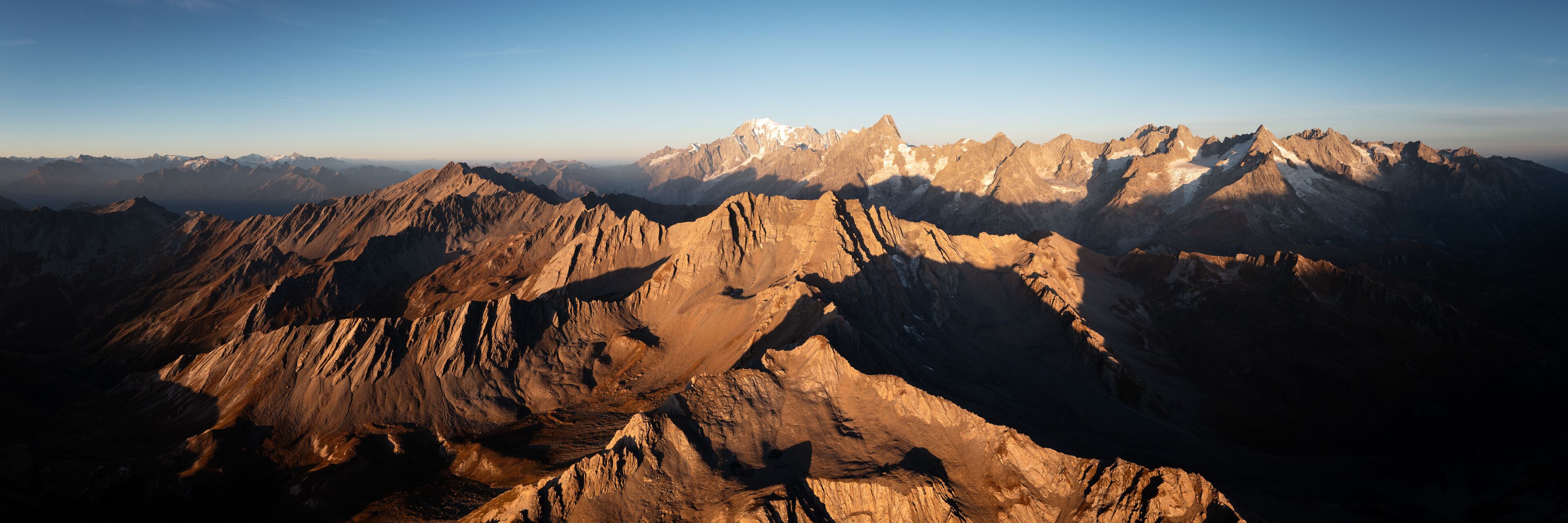 Great St Bernard Pass Mont Fourchon Switzerland Italian border