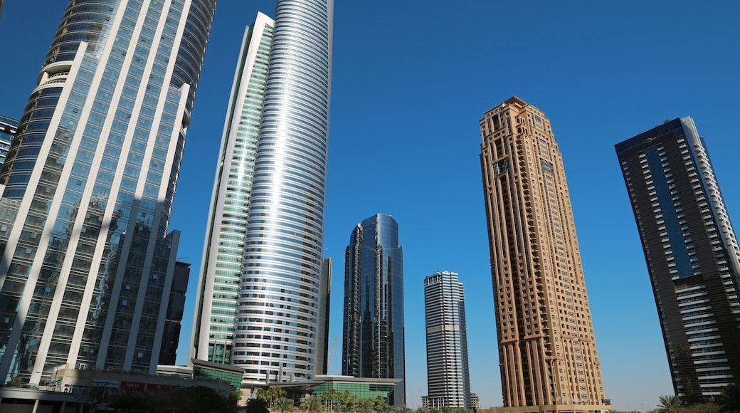 Almas tower and Jumeirah Lakes Towers, Dubai Multi Commodities Centre, UAE