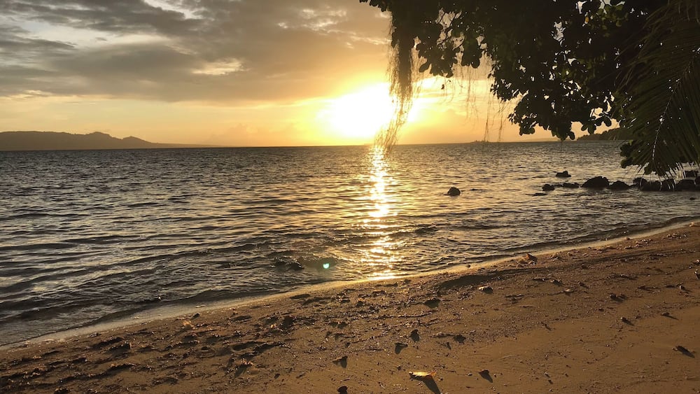 The view from my private beach each morning. Fatboys Resort is the perfect place to escape ... a little slice of heaven in the Solomon Islands. #Trovember