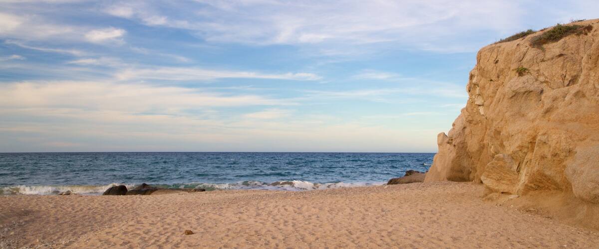 Los Arbolitos Beach featuring general coastal views and a beach