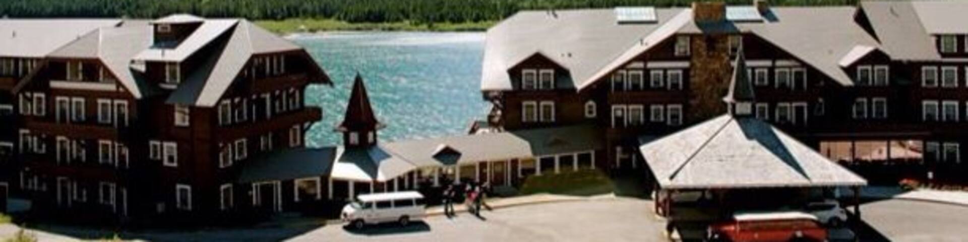 The Swiss style hotel has breathtaking views and serves as the starting point to some of the best hikes in the park.